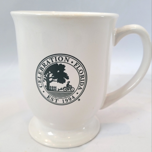Disney Dining Celebration Florida White And Green Mug Poshmark